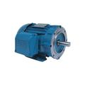 Weg WEG - 00512ET3E215TC-W22, 5 HP, 1200 RPM, TEFC, 213/5TC FRAME, 230/460 VOLTS 00512ET3E215TC-W22